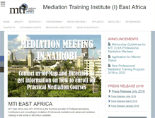 Tablet Screenshot of mtieastafrica.org